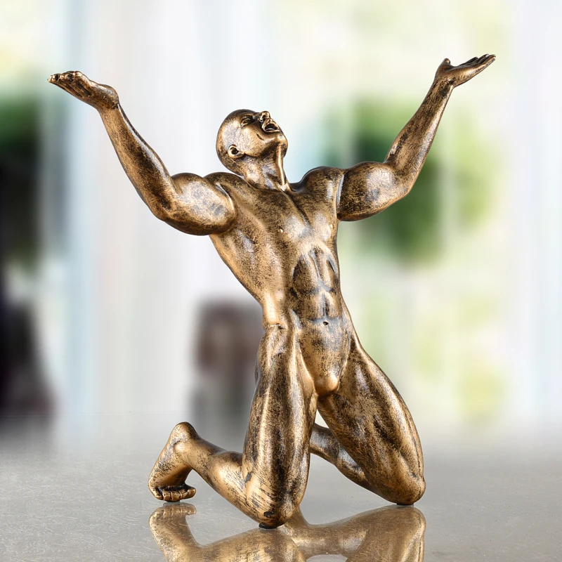  Abstract character scream sculpture artwork office desktop decoration home room bedroom vintage orn - 32839101319