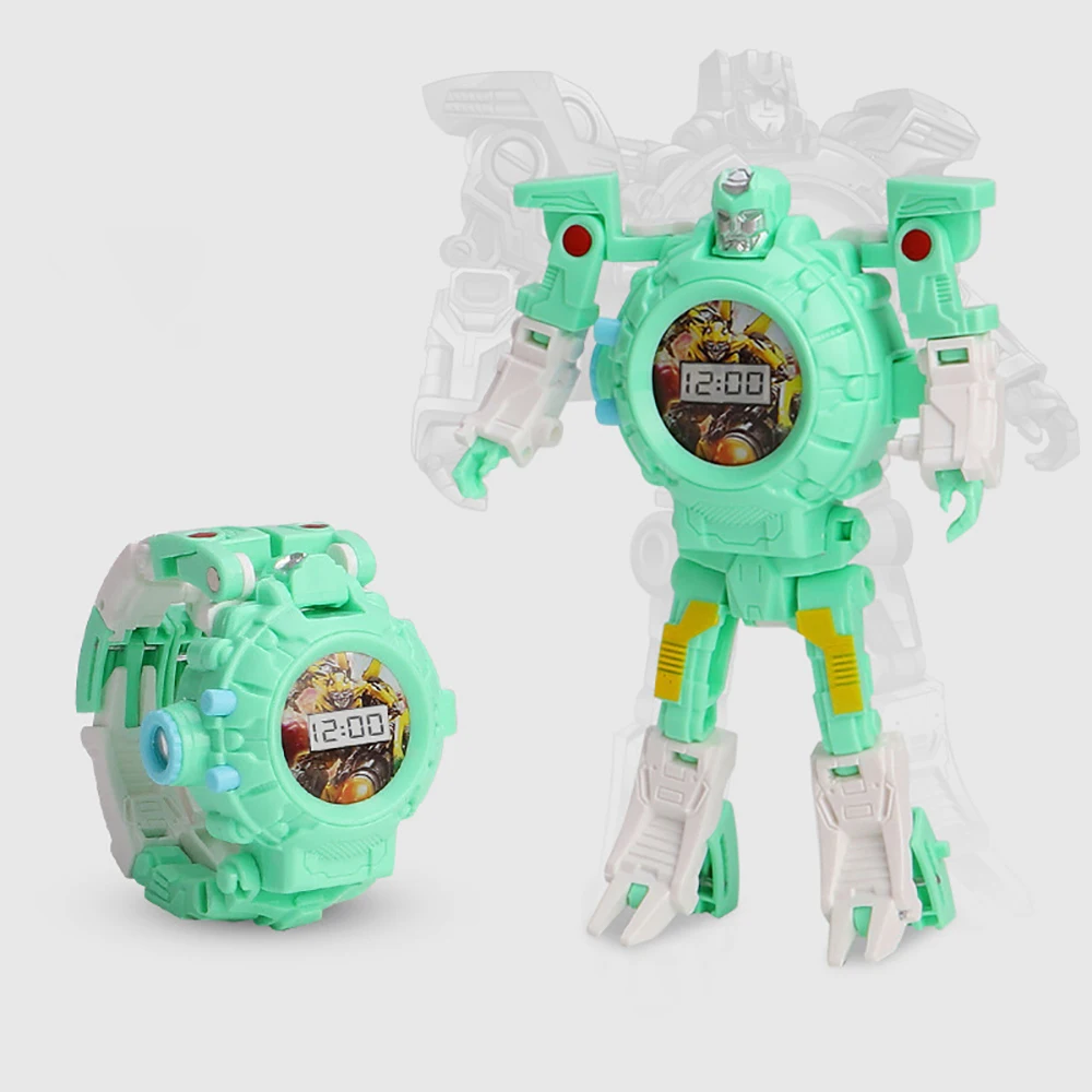 robot watch-green