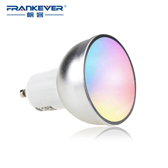FRENKEVER Wifi Smart Bulb Wireless GU10 LED Lamp Smart Remote Control Compatible with Alexa google home