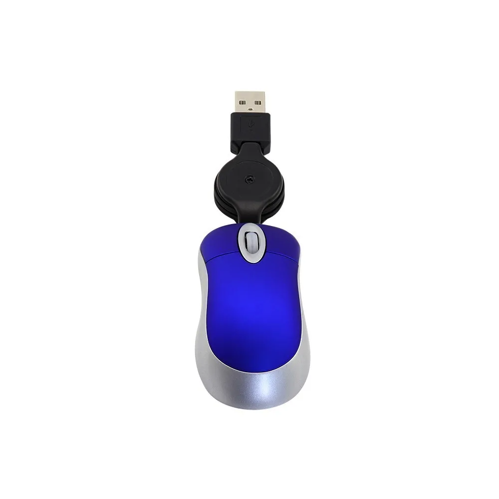 Wired Mouse Mini Mouse Retractable Line USB