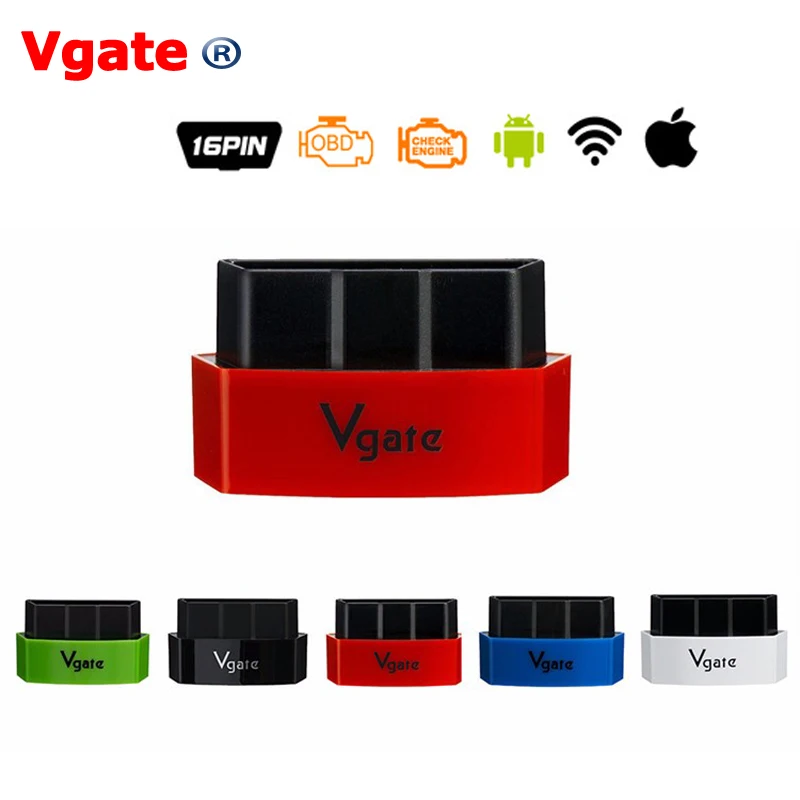 Vgate iCar3 Wifi OBDII OBD2 ELM327 iCar 3 Elm327 Bluetooth Diagnostic Interface For Android IOS PC