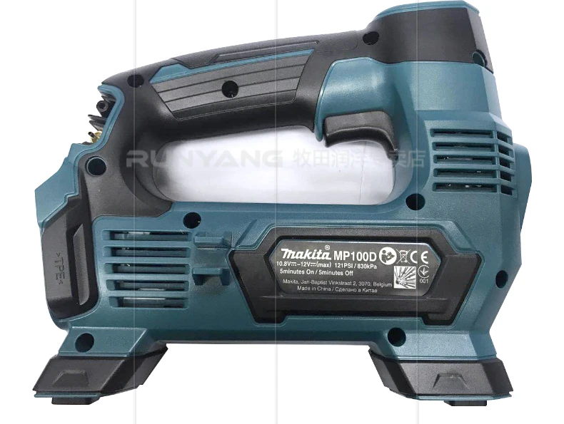 Makita MP100DZ зарядное устройство 12 в беспроводной автомобильный пневматический насос бортовой Воздушный Насос Ножной Баскетбол