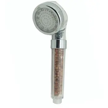 

LED Shower Head Sprinkler Negative Ions Anion Temperature Sensor RGB Color
