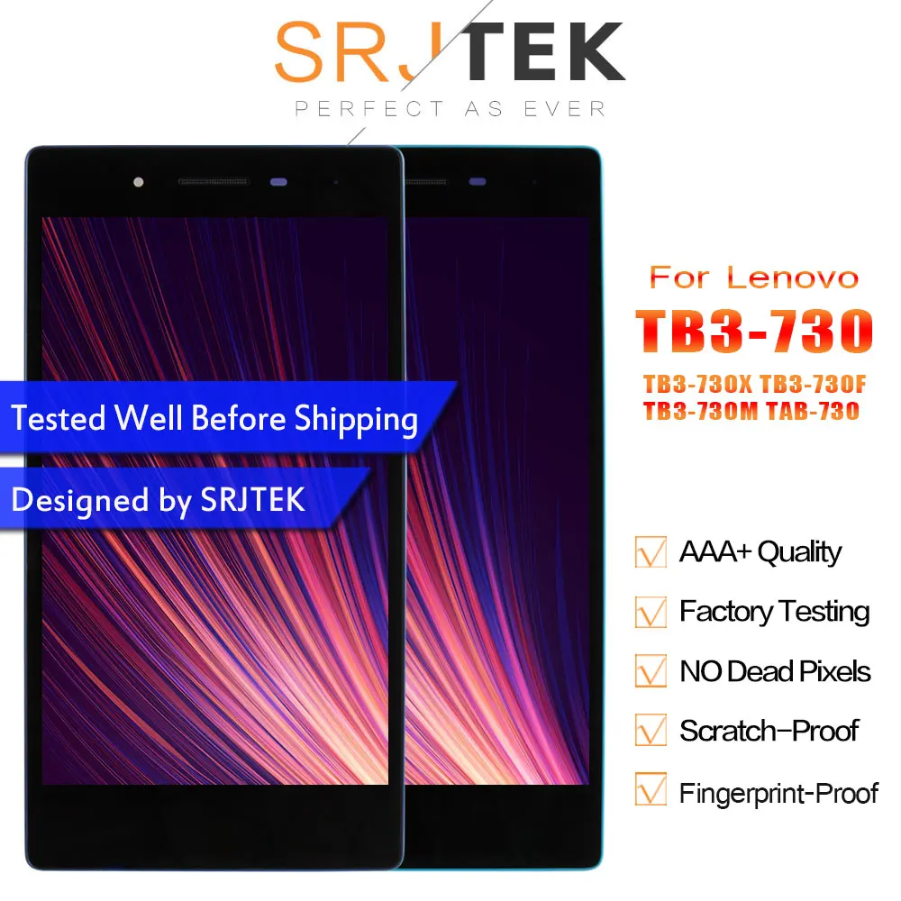 7 &quotдля Lenovo Tab3 3 730 TB3 730X 730F 730M TAB сенсорный экран дигитайзер ЖК дисплей сборка