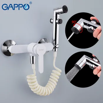 

GAPPO Bidet Faucet white toilet shower bidet muslim shower toilet wall mounted bidet spray mixer tap faucet handheld bidet spray