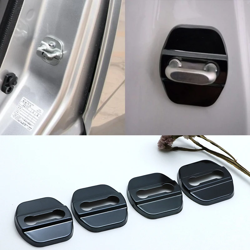 

Excellent Stainless Steel Door Lock Buckle Protective Cover Auto Case For Nissan MAXIMA A35 A36 2009-2019 Car Styling