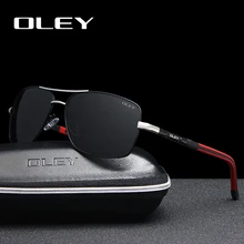 OLEY бренд классические мужские алюминиевые солнцезащитные очки поляризационные HD очки UV400 зеркальные Мужские Солнцезащитные очки женские для мужчин Oculos de sol