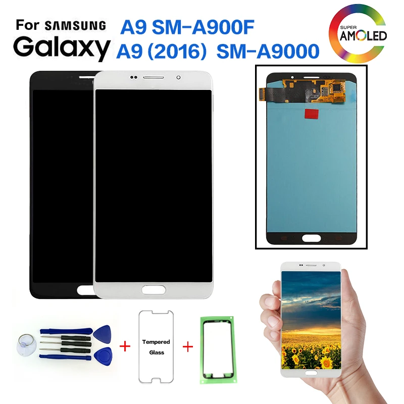 Оригинальный дисплей для Samsung Galaxy A9 SM-A900F сменный ЖК-экран (2016) | Мобильные телефоны