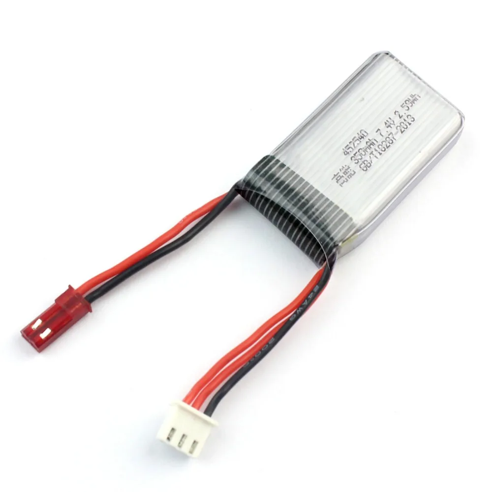 

KINGKONG 90GT 7.4v 350mah 2s 35C Lipo Battery for X401H MJX X402 Mini FPV Drone Quadcopter