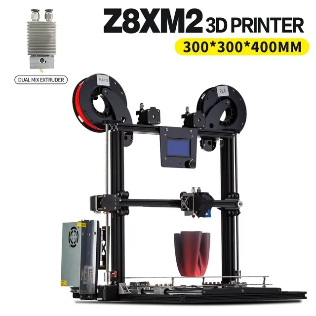 Best Quality ZONESTAR Large Size 3d printer 300mm x 300mm x 400mm Auto Level Laser Engraving Full Metal Aluminum Frame 3d printer DIY kit