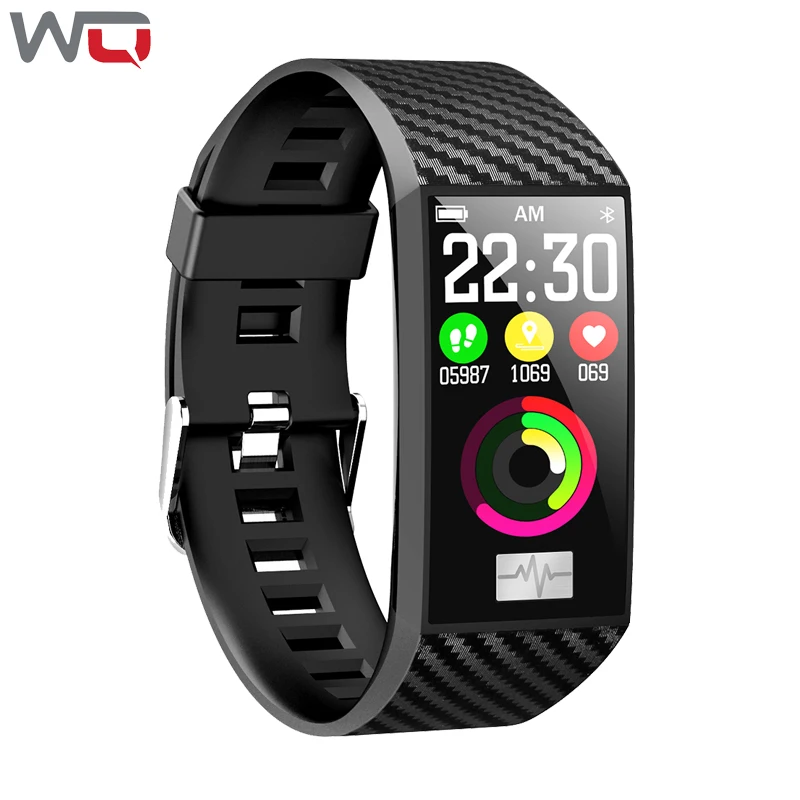 

WQ DT58 ECG Smart Bracelet 1.14 inch Large-screen Fitness Tracker ECG Detection Real-time Heart Rate Blood Pressure Smart Band