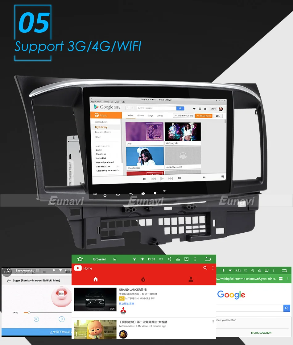 Discount Eunavi Octa core Android 8.0 Car Radio for Mitsubishi Lancer stereo 9 inch 2 DIN 4G RAM GPS navi video player Capacitive screen 11 Discount Eunavi Octa core Android 8.0 Car Radio for Mitsubishi Lancer stereo 9 inch 2 DIN 4G RAM GPS navi video player Capacitive screen 11