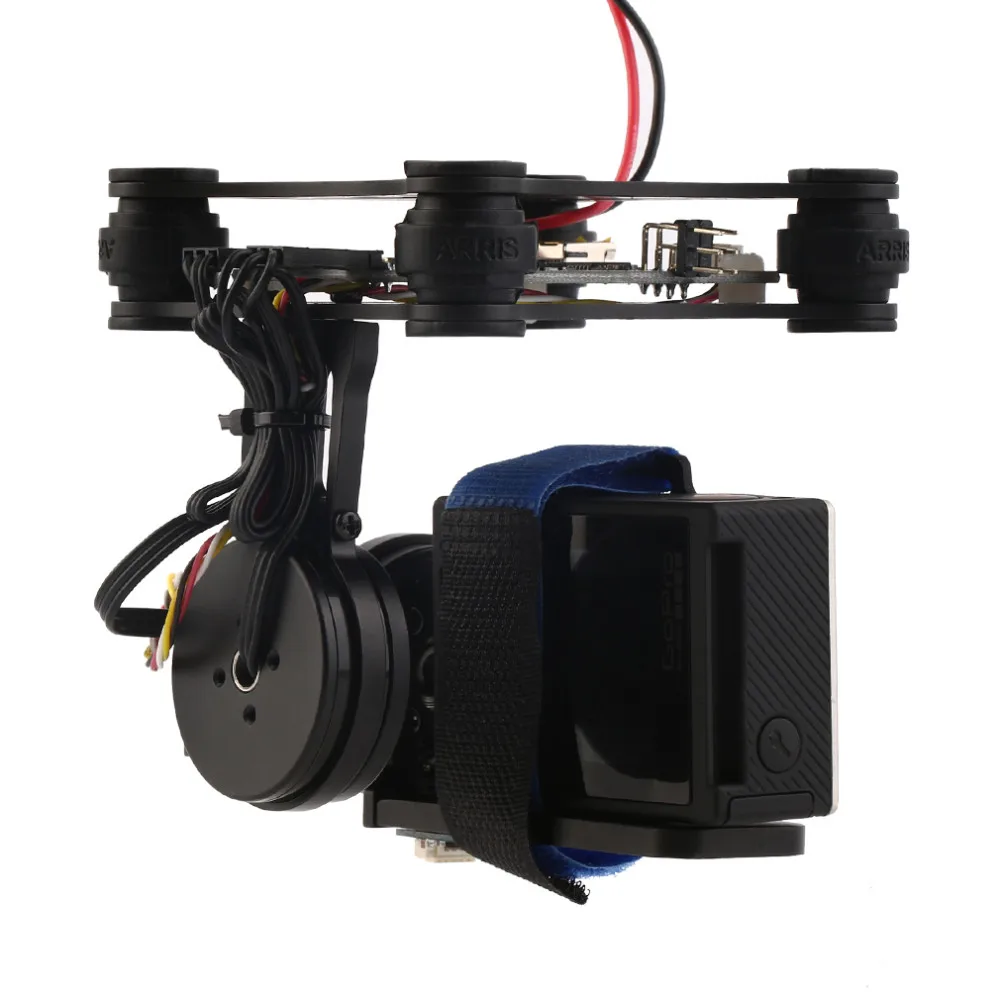 1set FPV 2 Axle Brushless Gimbal With Controller For DJI Phantom GoPro 3 4
