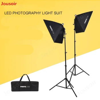 

led Photography Softbox Light Lighting Kit Photo Equipment Soft Studio Light Softbox 50X70 CD15