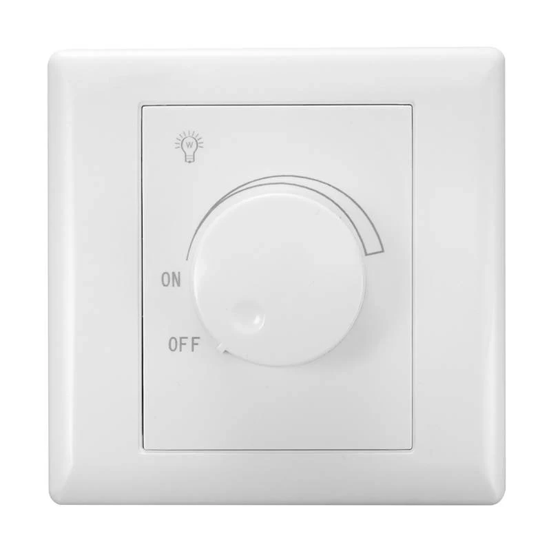 

AC110/220V Silicon Controlled Dimmer Switch 630W Adjustable Controller On Off Switch For Dimmable Downlight Spotlight