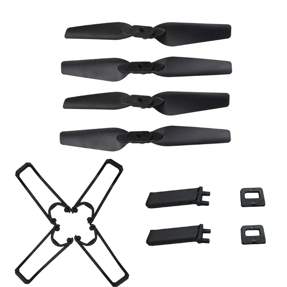 

RC Drone For Eachine E58 RC Quadcopter Spare Parts Propeller Blades Landing Gear Propeller Guard Protection Cover Set