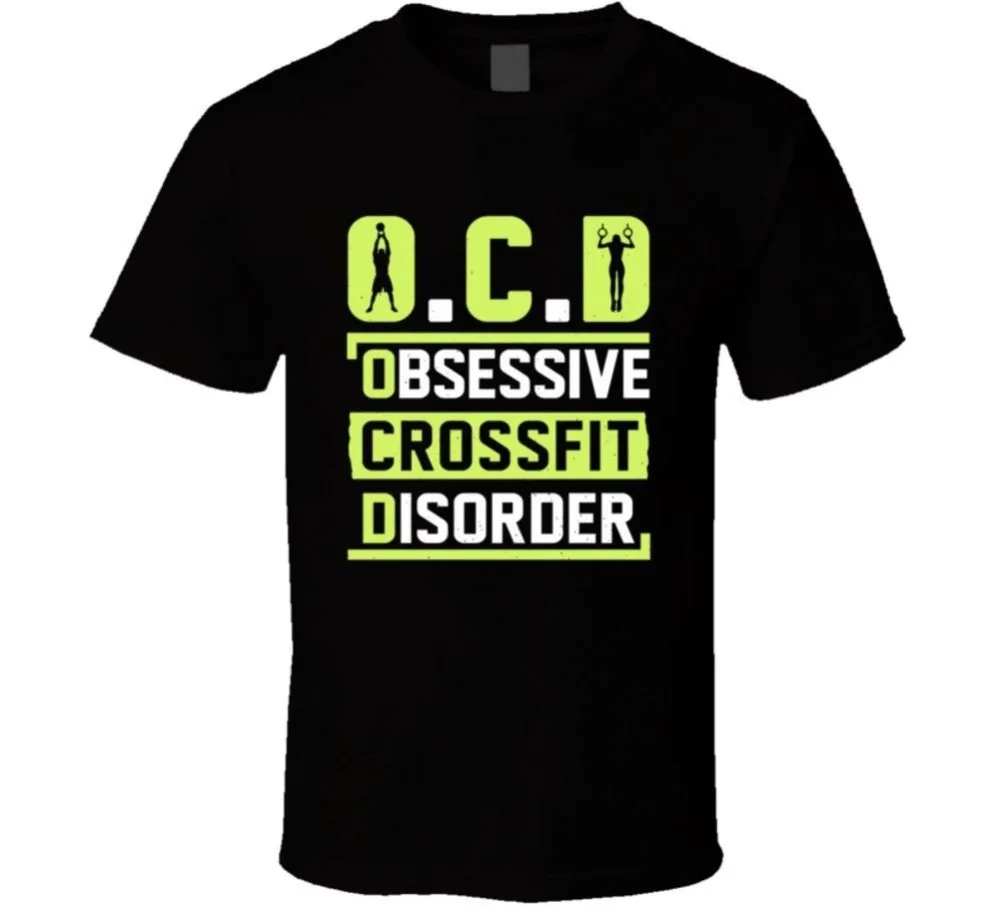 

Obsessive Cross Fit Disorder Funny T-Shirt Gym Tee Kettle Bell 2019 Men T Shirt Fashion Cool Summer Street Wear T Shirt