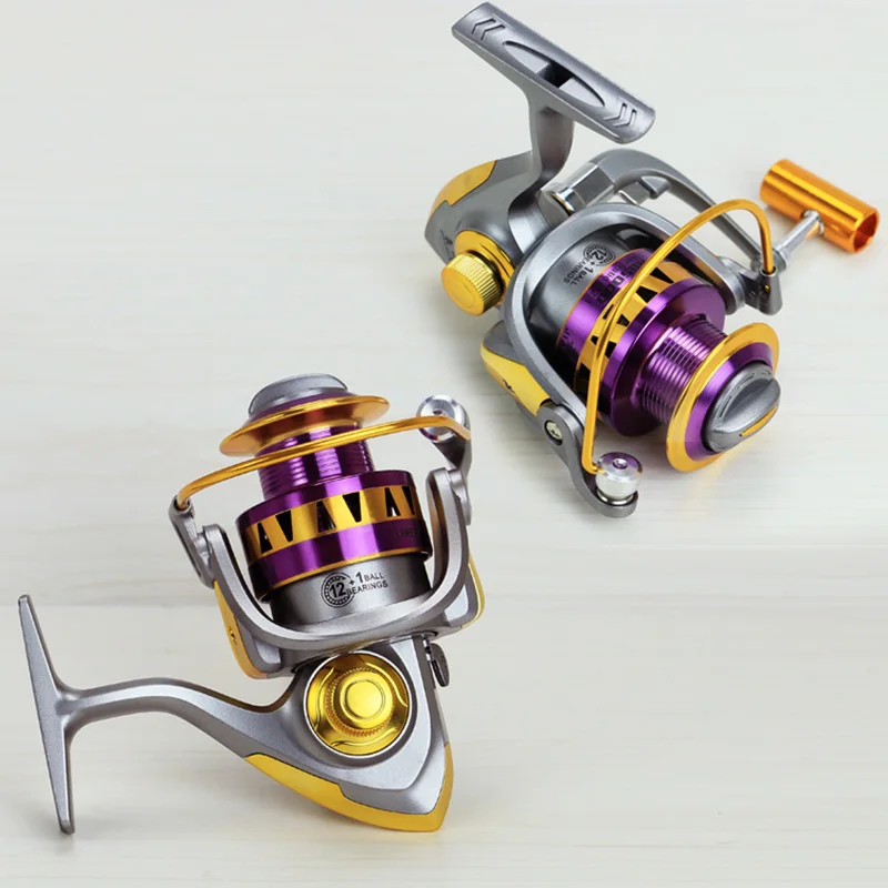 

12+1 BB Ball Bearing Full Metal Handle Left/Right Handed Saltwater Freshwater Fishing Spinning Reel HB MC889