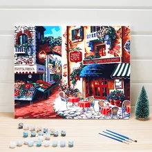 Краска собственного приготовления по номеру упаковка акриловая рисунок на холсте яркие рисунки для настенного искусства домашние картины маслом для декора наборы взрослых