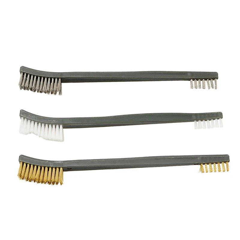 

3pcs/Set Brush Cleaning Kit for Hand Gun Hunting Tactical Shortgun Rifle Cleaning Tool