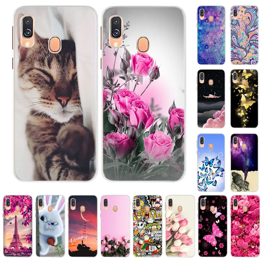 Painting Case For a40 Samsung Galaxy A30 a50 Soft Silicone Cover galaxy a70 Phone for bumper |