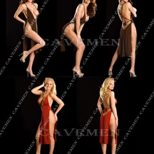 Высокие разрезы с низким вырезом Knifefishes* 2415* сексуальный T-back Тедди Бикини Боксеры треугольные пижамы костюм Средние брюки