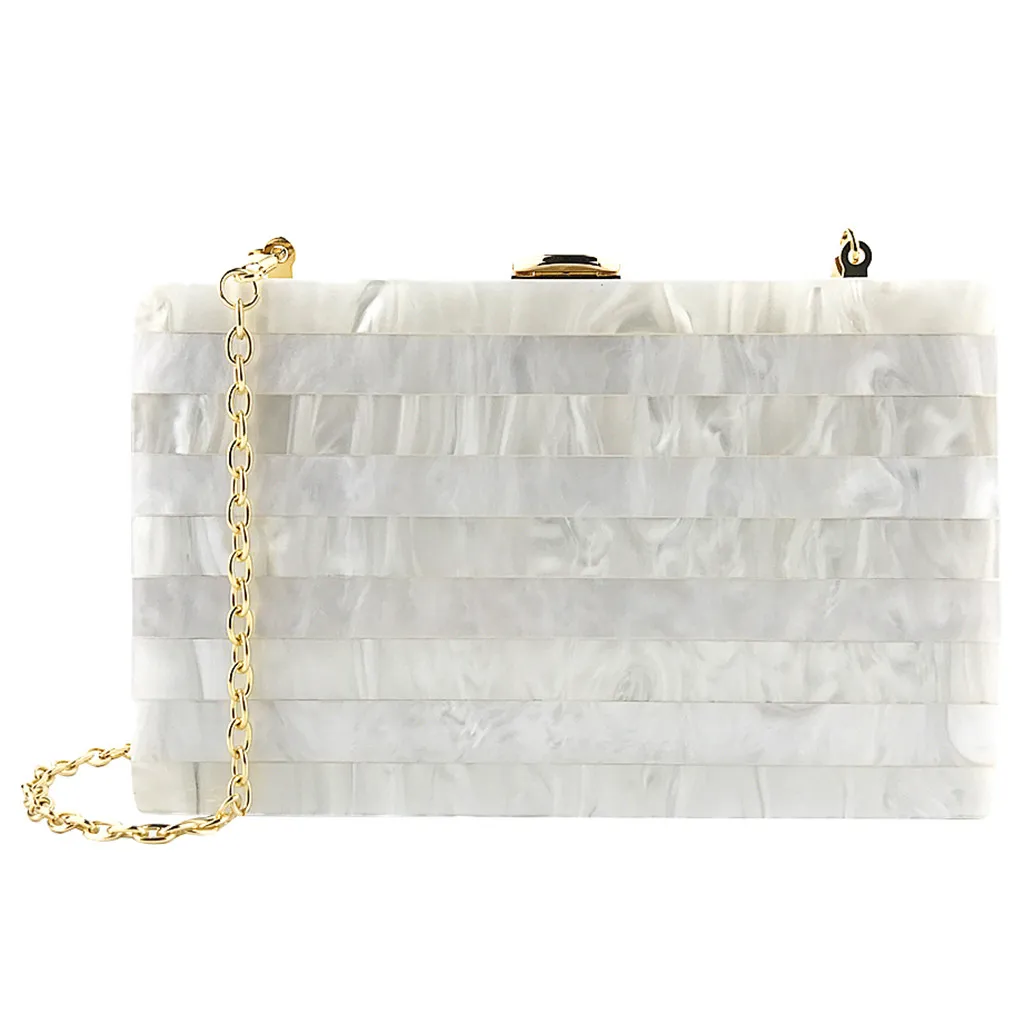 Модная повседневная женская вечерняя сумочка с геометрическим узором, цветная акриловая коробка, вечерние посылка на лето