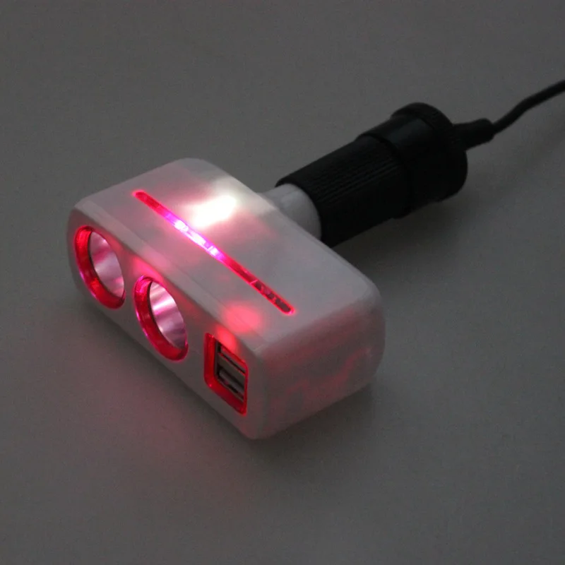 OHANEE универсальный автомобильный прикуриватель 12 В и 24 80 Вт 3 1 А Разветвитель usb