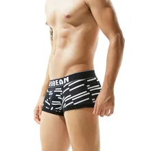 Новое мужское нижнее белье сексуальные тонкие весна лето хлопок боксеры в полоску Трусы мужские шорты импортные товары Боксеры мужские подарок