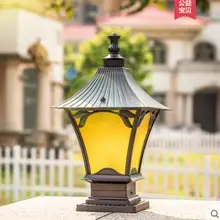 Череп открытый патио водонепроницаемый настенный фонарь со стойкой пейзаж светодиодный настенный светильник