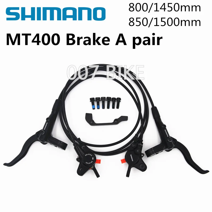 

2019 New Shimano Mt400 M446 M447 Brake Mountain Bike Hidraulic Disc Brake Mtb Left & Right 800/850.1450/1500mm M445 Mt200 Brakes