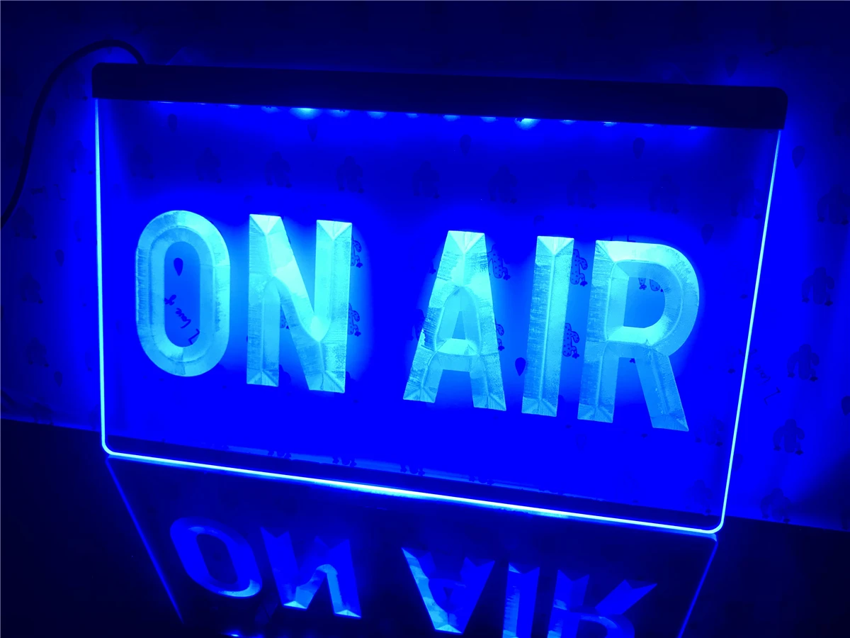 M028 On Air Studio светодиодная неоновая световая вывеска|Таблички и знаки| |