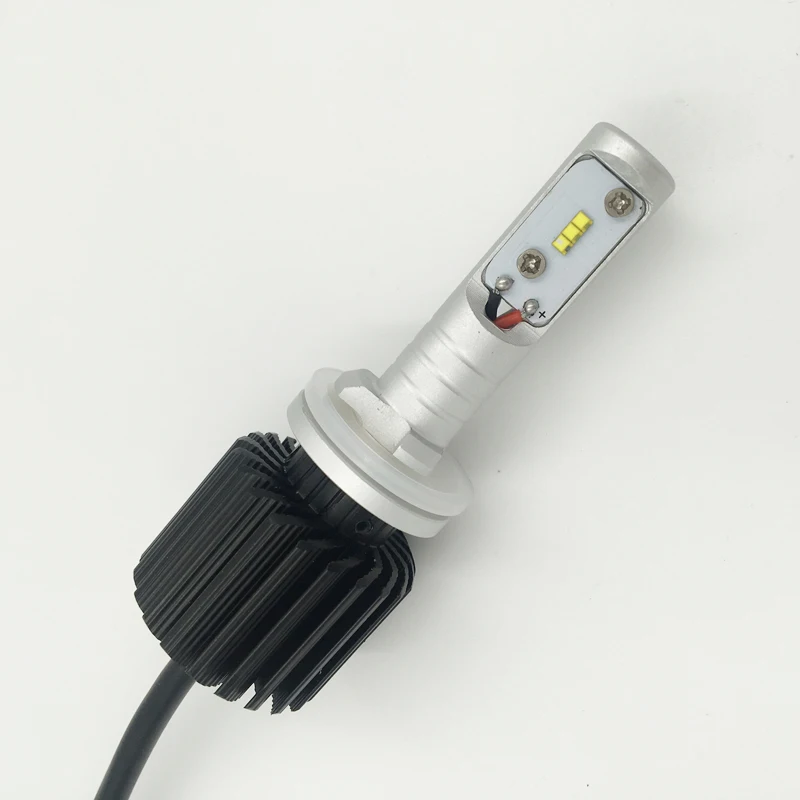 

1 Set 880 881 50W 8000LM G7 LED Headlight Kit LUMILED LUXEON ZES SMD Chips Fanless 6500K Pure White Driving Front FOG Lamps Bulb