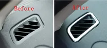 Upper Air Condition Vent Outlet Cover Trim 2pcs For Nissan Qashqai 2008 2009 2010 2011 2012