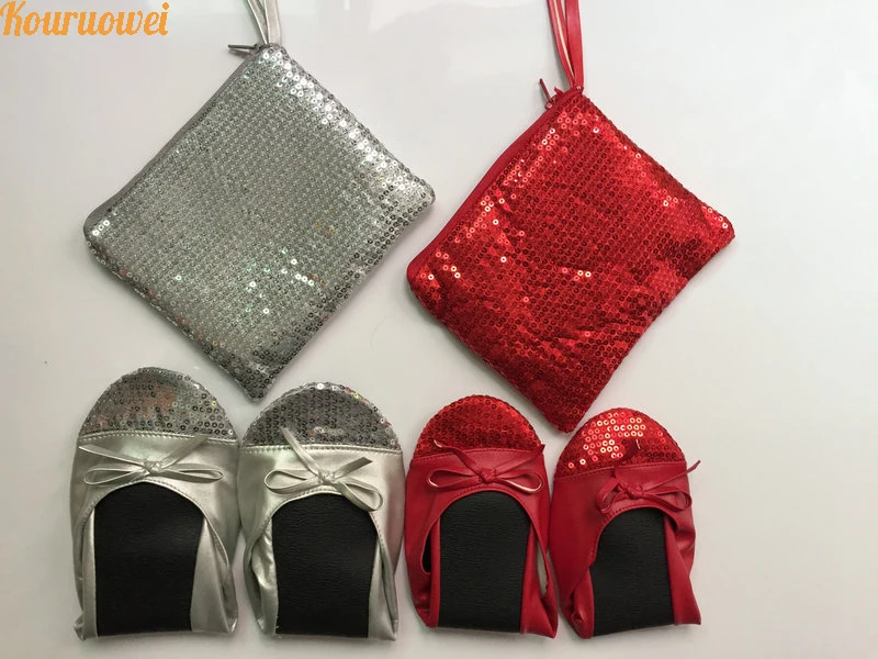 ballerina shoes in a bag