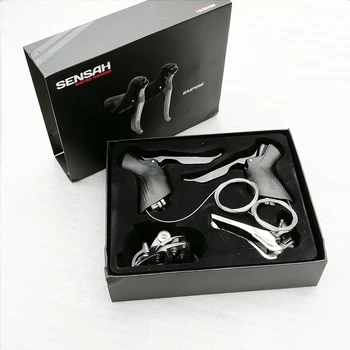 

SENSAH Road Bike Shifters Double Speed Lever Brake Bicycle Derailleur Groupset Compatible for Shimano and sram Road Bike