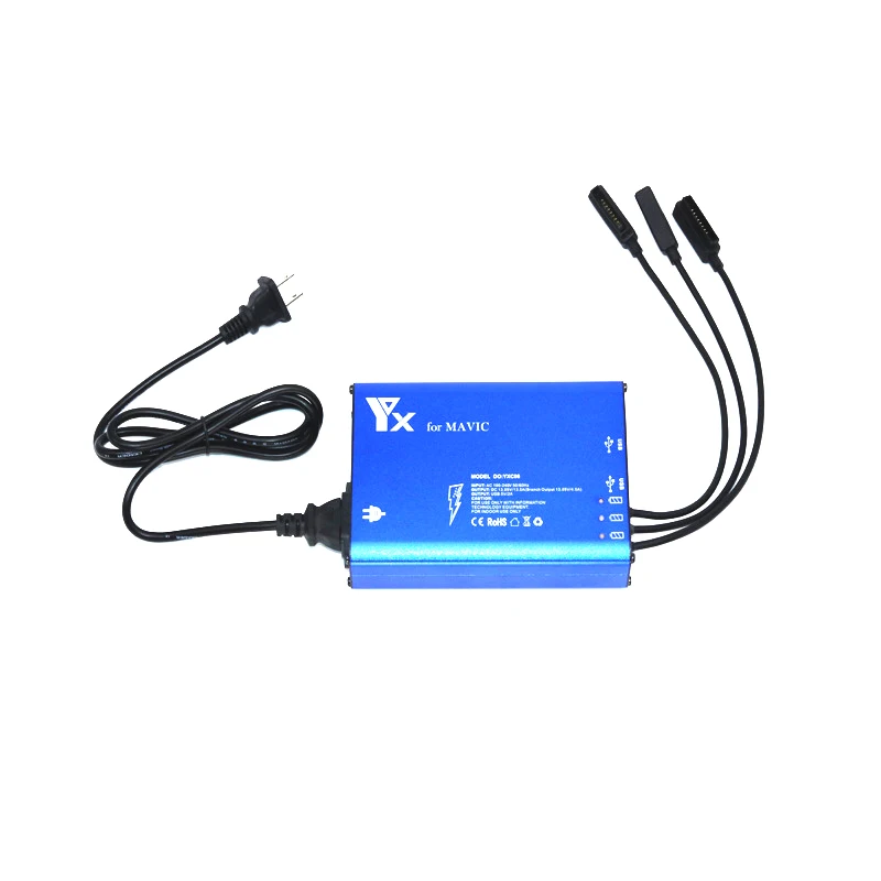 5 in 1 Battery Charger 3 Batteries & 2 USB prot Remote Control phone Plate charging For DJI Mavic Pro Drone Accessories 1 (2)