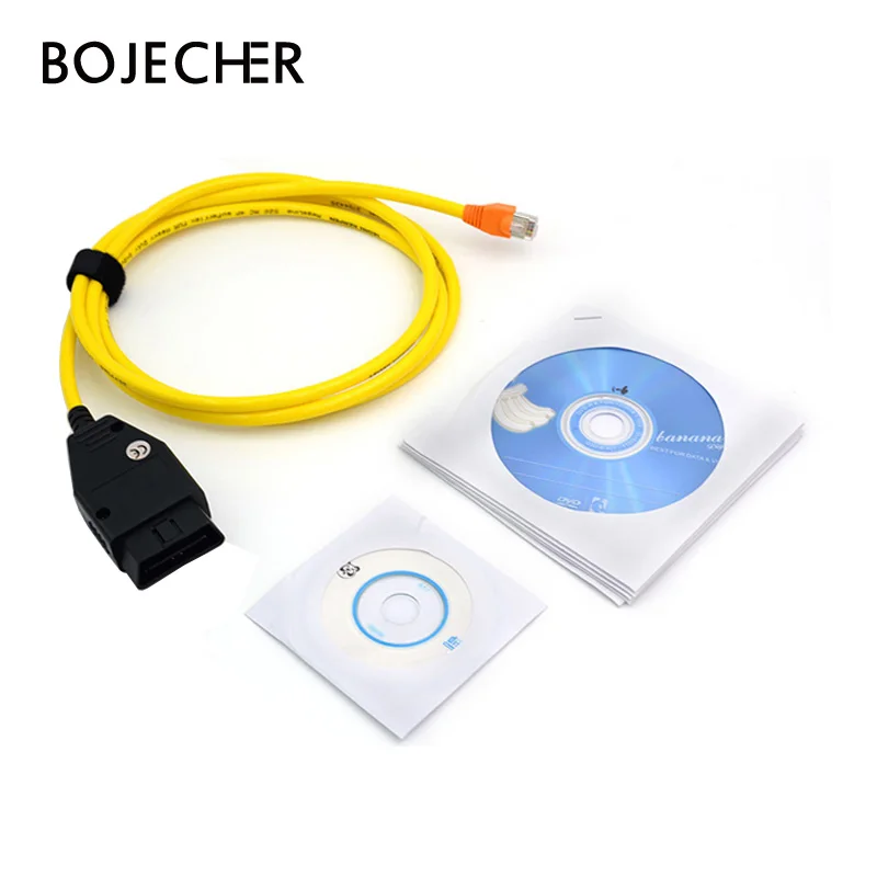 

ESYS Data Cable For BMW ENET Ethernet to OBD OBDII Interface ICOM Coding Hidden ENET Data Tool Diagnostic Cable for F-serie