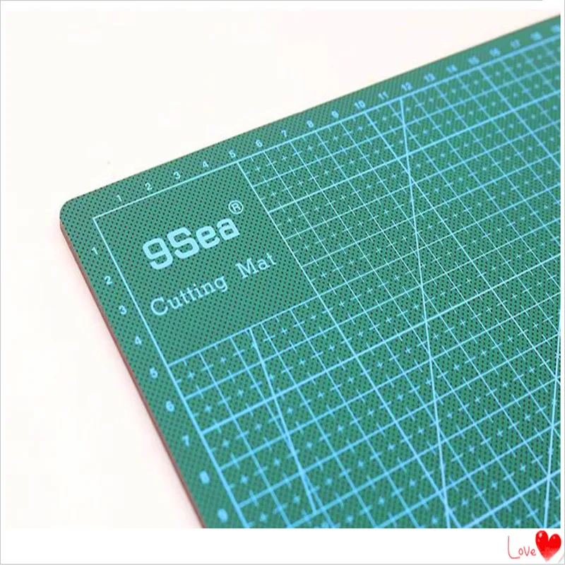 

2016 new arrival 9 sea special use A3 cutting mat for DIY accessories 45x30cm manual cutting pad with double side available