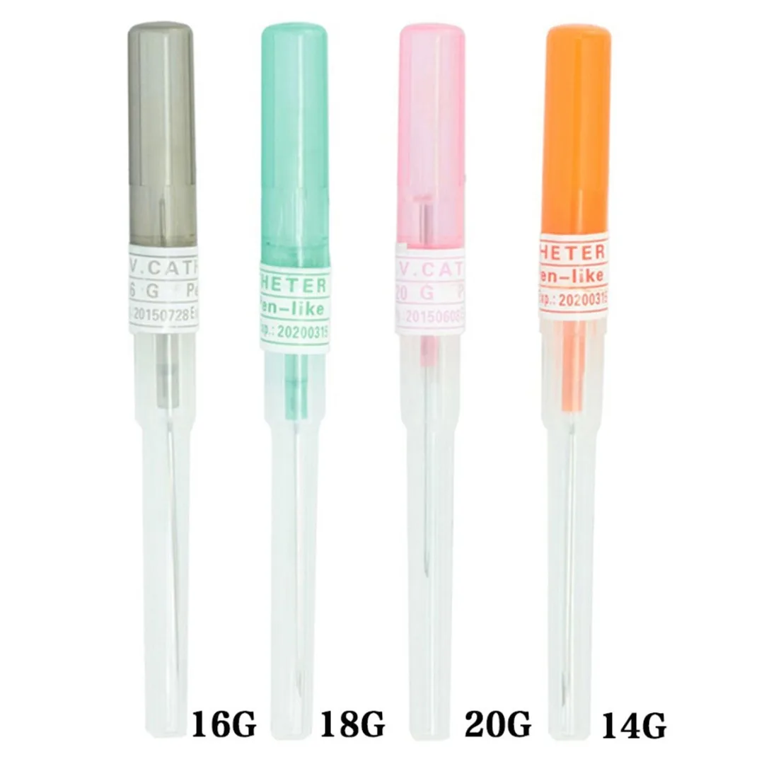 1PC14G 16G 18G 20G Body Jewelry Surgical Steel Catheter Piercing Needles Supply Sterilized Body Tattoo Needles Body Piercing