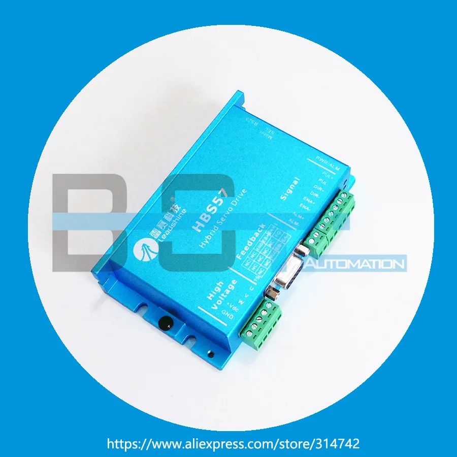 Серводвигатель переменного тока Leadshine 3 фазы 2.0N.m 573HBM20 1000 шаговый двигатель с