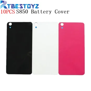 

RTBESTOYZ 10PCS/lot Original S850T Rear Door Housing Case For Lenovo s850 Back Glass Battery Cover With STICKER Adhesive