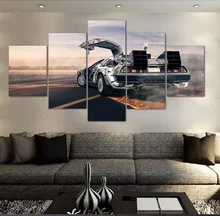 Back To The Future Time Car Painting Home Decor Picture Canvas Wall Art For Living Room Wall Art Canvas Painting HD Print Back To The Future Time Car Painting Home Decor Picture Canvas Wall Art For Living Room Wall Art Canvas Painting HD Print