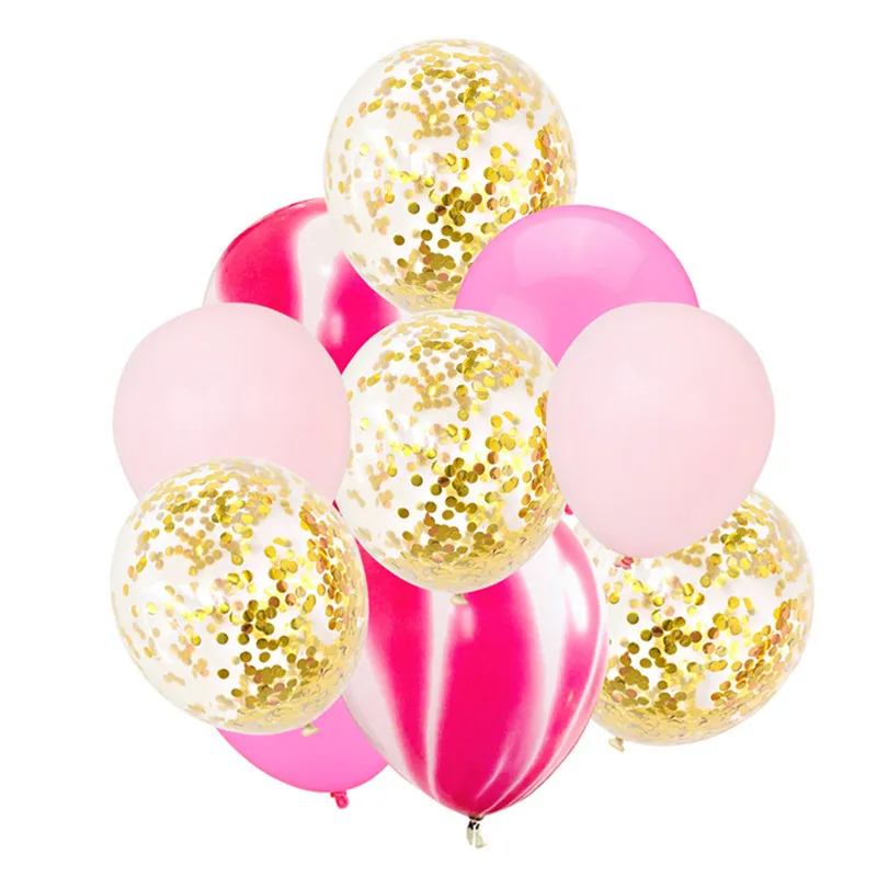 10Pc-Set-Ball-Of-Pink-Gold-Marble-Air-Balloons-Rainbow-Confetti-Ballons-Baby-Shower-Wedding-Birthday