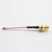 2 pcslot 5 cm RG178 Extension Cable Straight SMA Jack (Female Pin) to uFL/u.FL/IPX/IPEX Connector Pigtail Cable