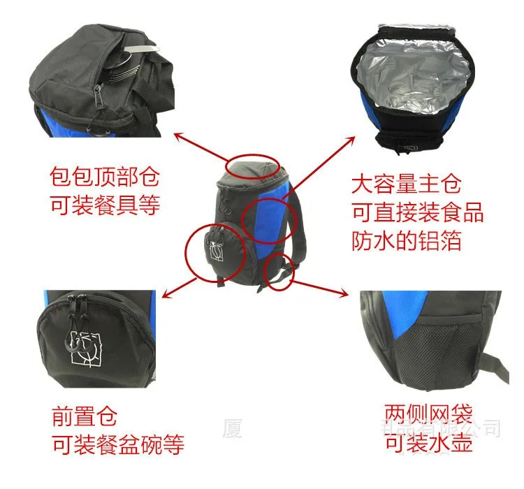 Новые высококачественные брендовые Термосумки для пикника изолированные пищевые Рюкзаки-кулеры ice термо сумка на плечо