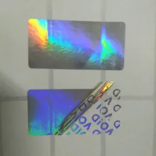 Заводской магазин многофункциональный 200 шт./лот 20*40 мм Лазерная пустая наклейка гарантия безопасности печать Этикетка Сообщение "пустота" если удалить