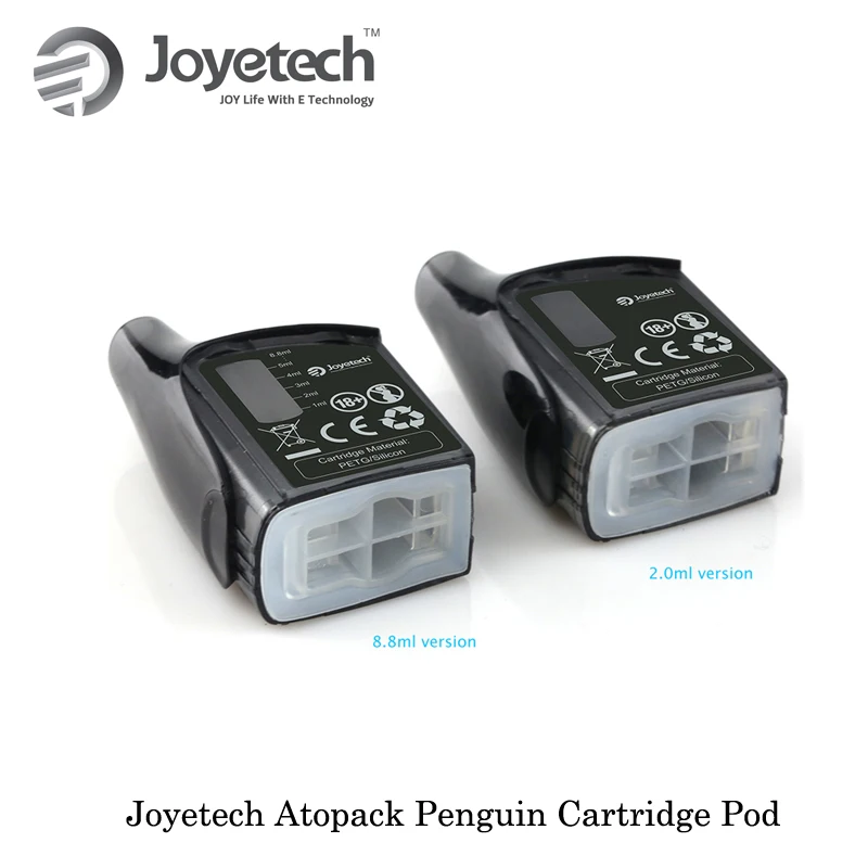 

3pcs Joyetech ATOPACK Penguin Replacement Cartridge Pod 8.8ml for Joyetech ATOPACK Penguin Kit Vaporizer electronic cigarette