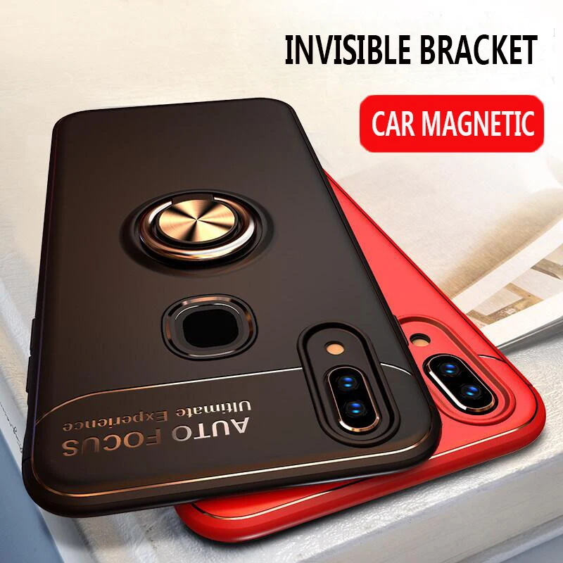 

Luxury Shockproof Car Ring Case Soft Cover For Xiaomi Mi 8 9 SE Mi 6X A2 Case On For Xiaomi Mi Pocophone F1 5X A1 Mi 8 Lite Case