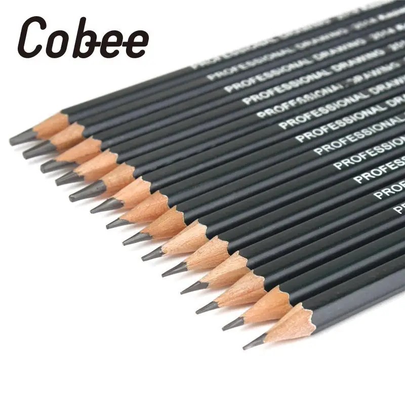 

14pcs Sketch Pencils Charcoal Pencil Set Paper Pen Drawing Set School Art Supplies Tool Potloden Drawing Pencils